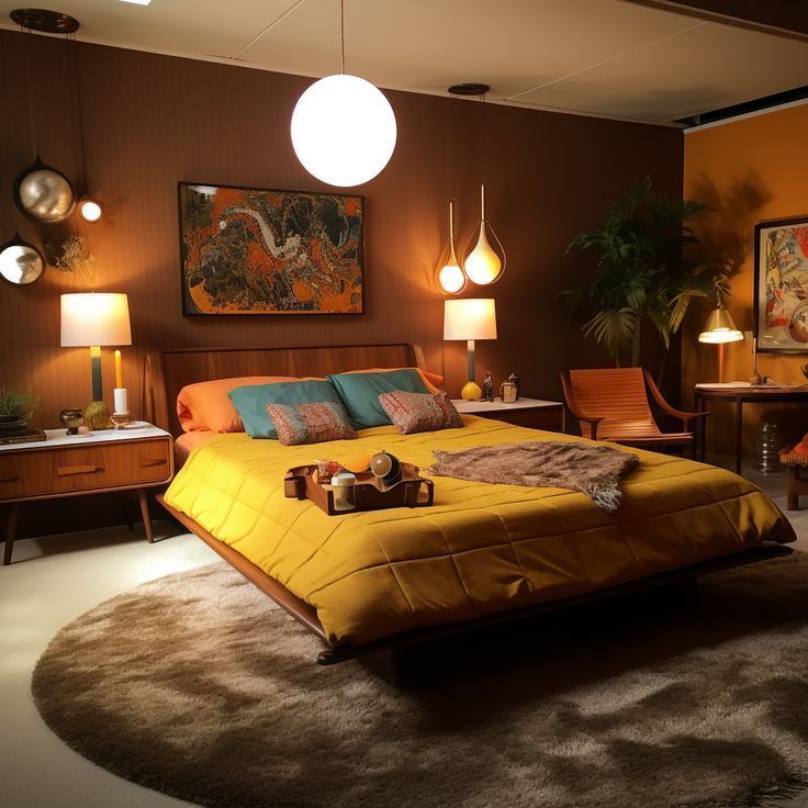 70s Interieur Slaapkamer - sfeervolle slaapkamer 10