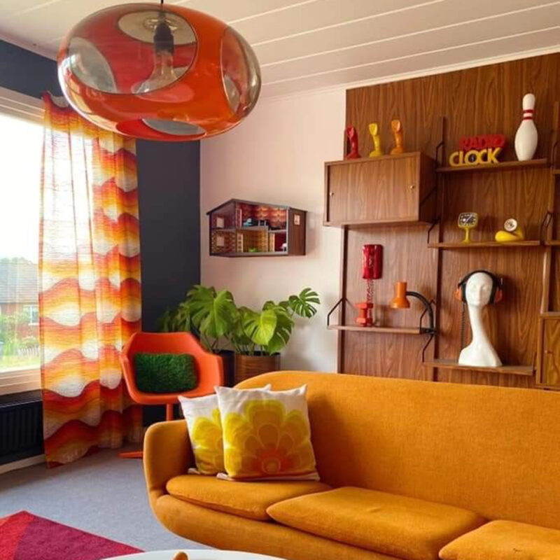 70s Interieur Werkkamer - sfeervolle werkkamer 2
