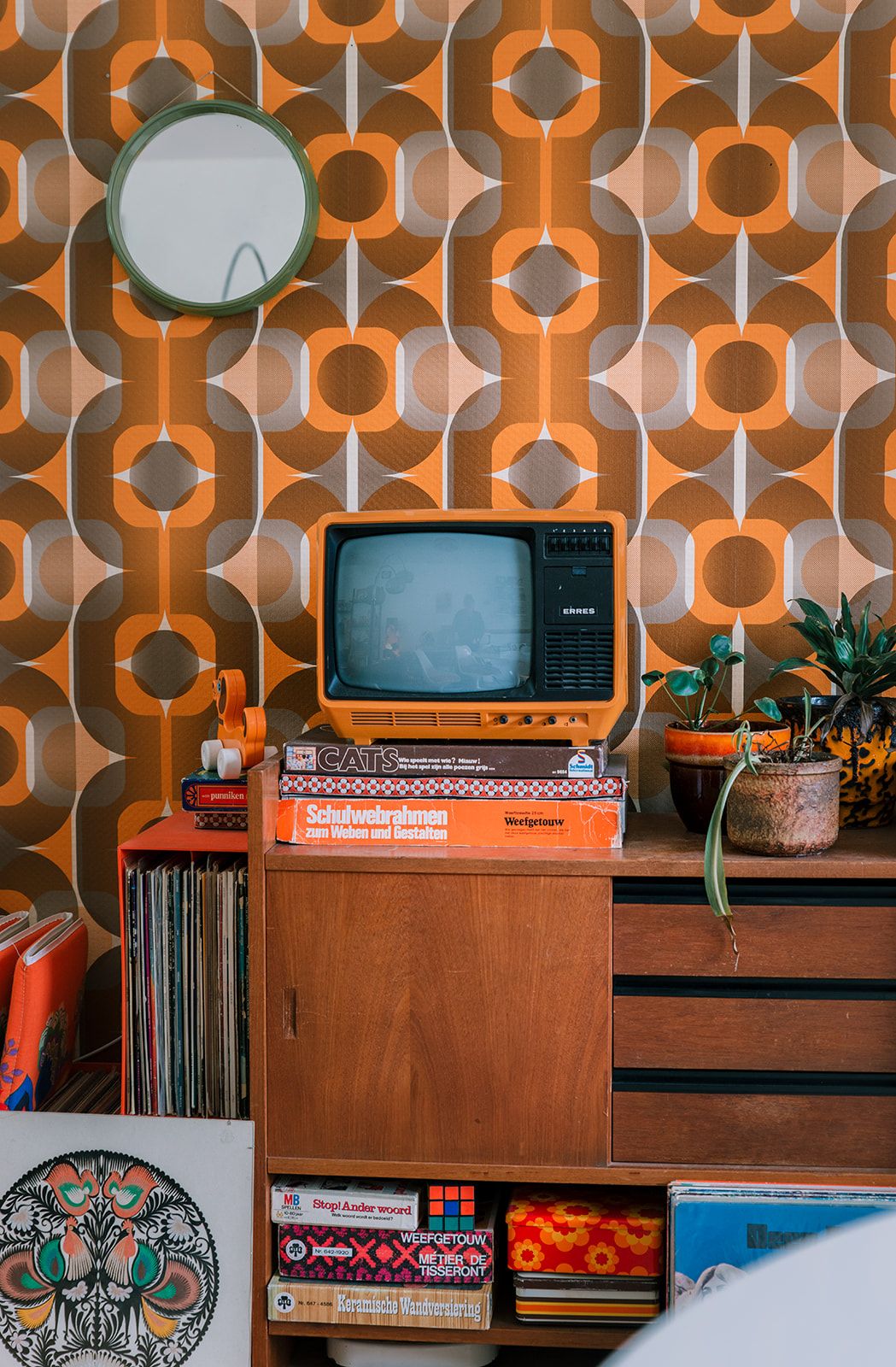 70s Interieur Woonkamer - sfeervolle woonkamer 1