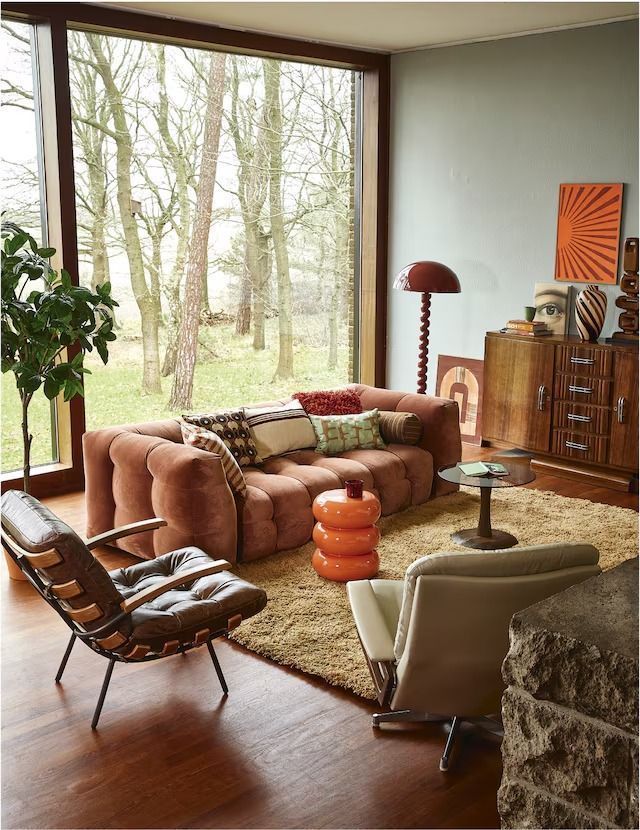 70s Interieur Woonkamer - sfeervolle woonkamer 6