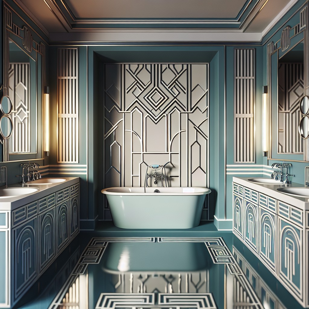Art Deco Badkamer - sfeervolle badkamer 5