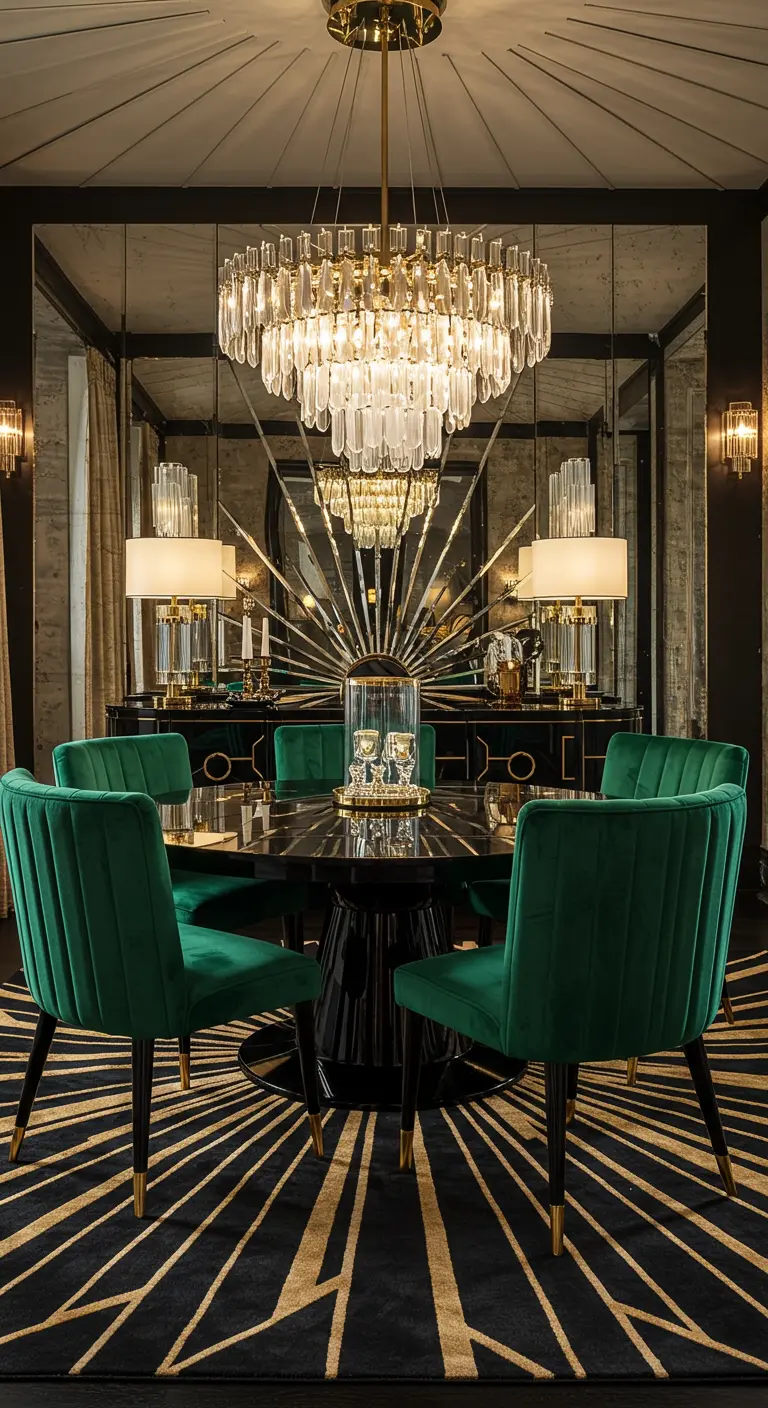 Art Deco Eetkamer - sfeervolle eetkamer 12
