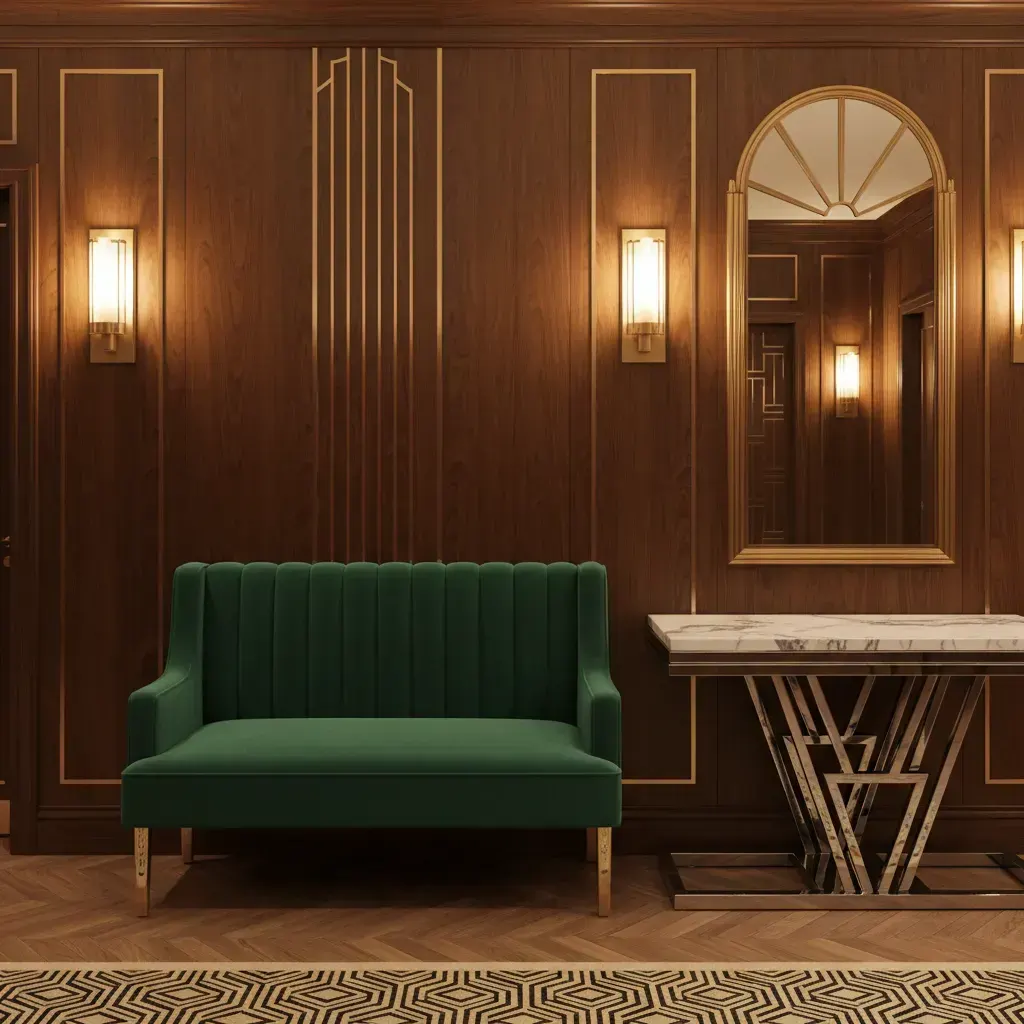 Art Deco Hal - kleurenpalet en sfeer