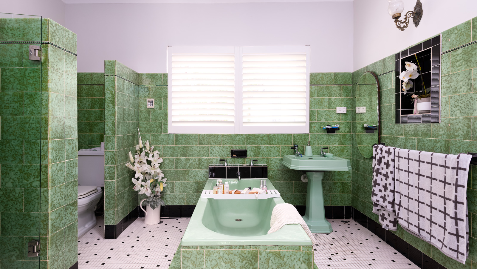 Art Nouveau Badkamer - sfeervolle badkamer 5