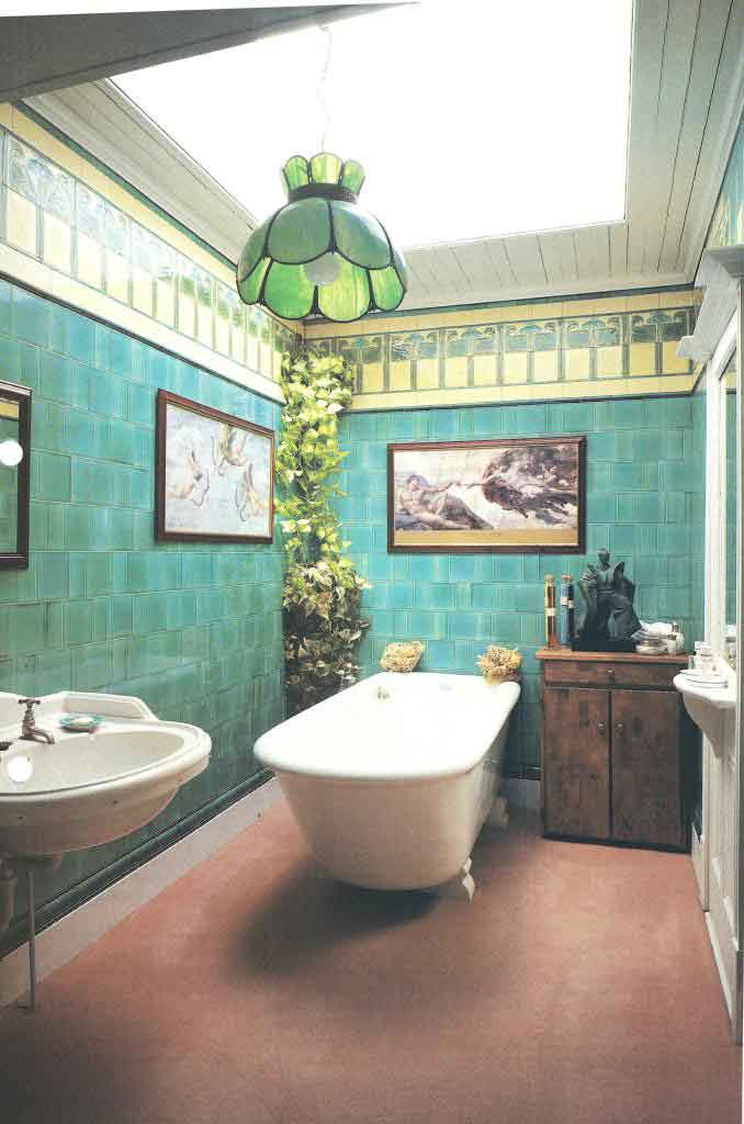 Art Nouveau Badkamer - sfeervolle badkamer 6