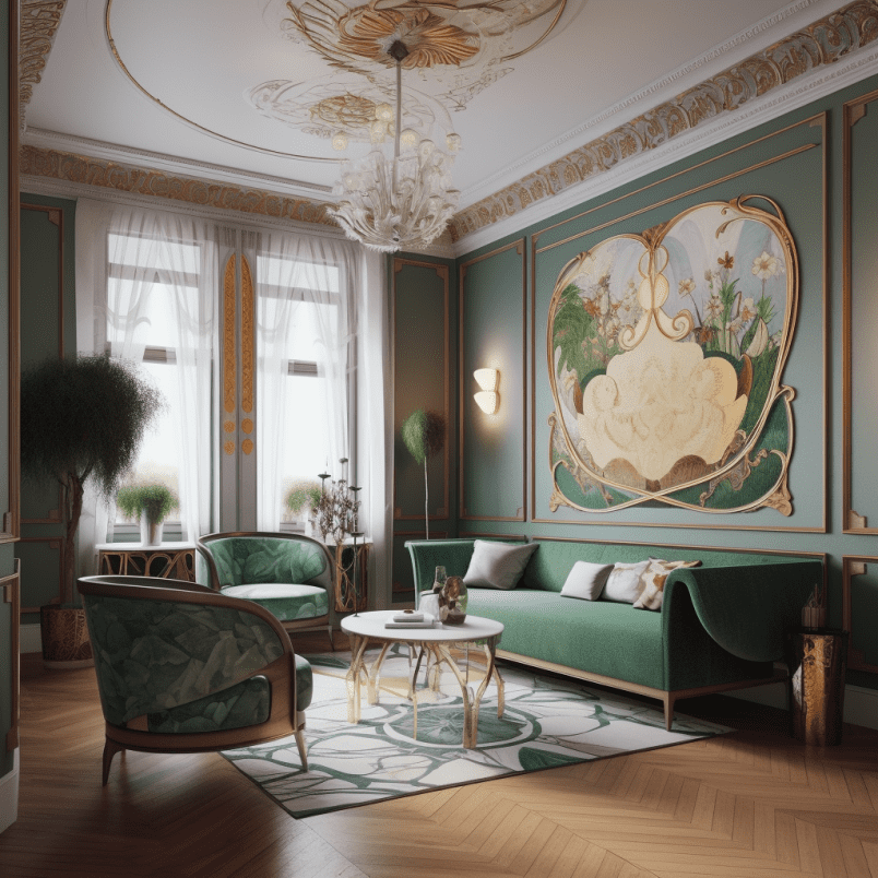 Art Nouveau Slaapkamer - sfeervolle slaapkamer 13