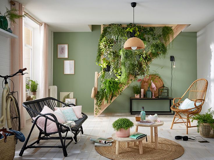 Biophilic Design Woonkamer - sfeervolle woonkamer 6