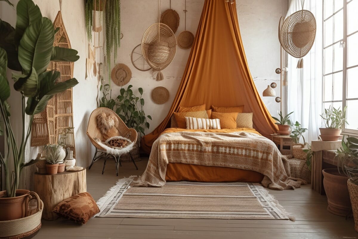 Bohemian Slaapkamer - sfeervolle slaapkamer 1
