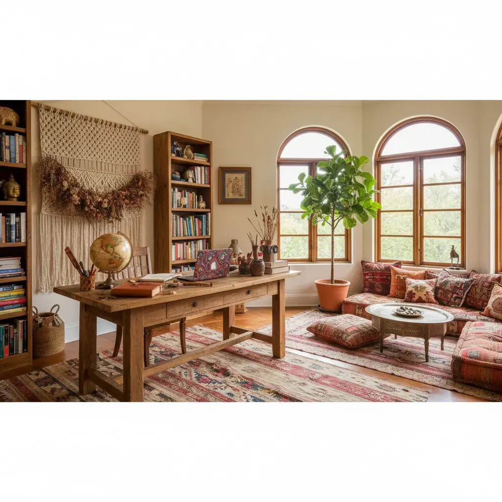 Bohemian Werkkamer - alternatieve hoek