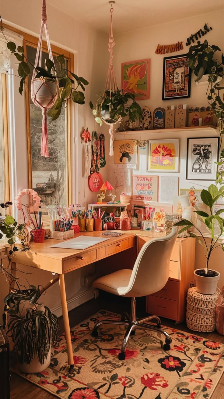 Bohemian Werkkamer - sfeervolle werkkamer 10