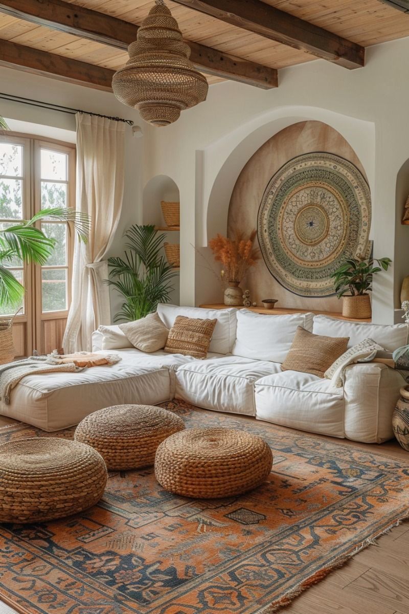 Bohemian Woonkamer - sfeervolle woonkamer 4