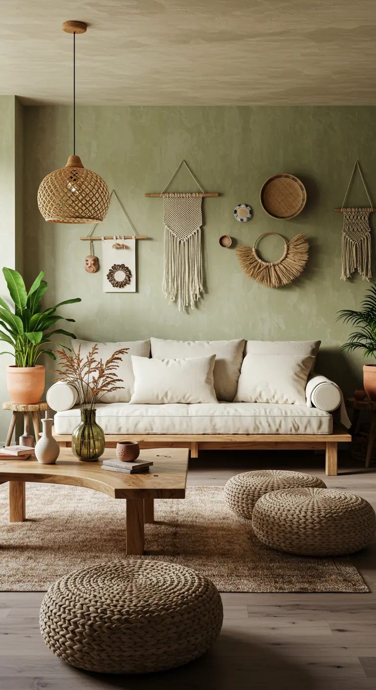 Bohemian Woonkamer - sfeervolle woonkamer 6