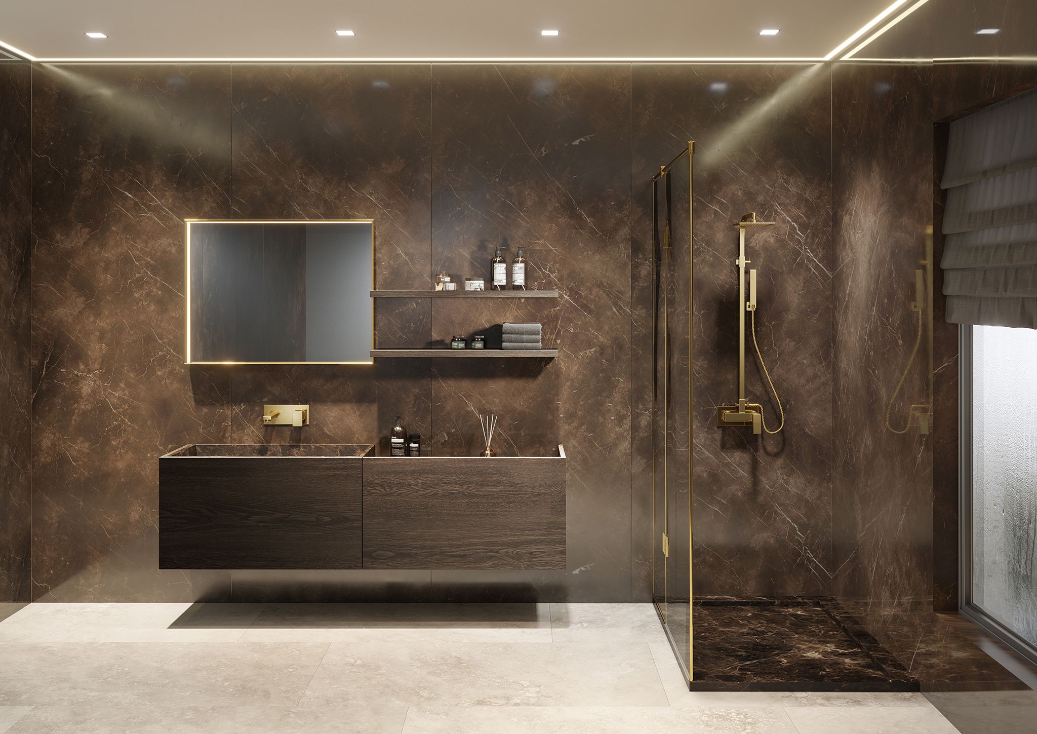 Bold Coffee Badkamer - sfeervolle badkamer 5