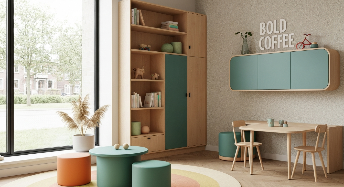 Bold Coffee Kinderkamer - kleurenpalet en sfeer