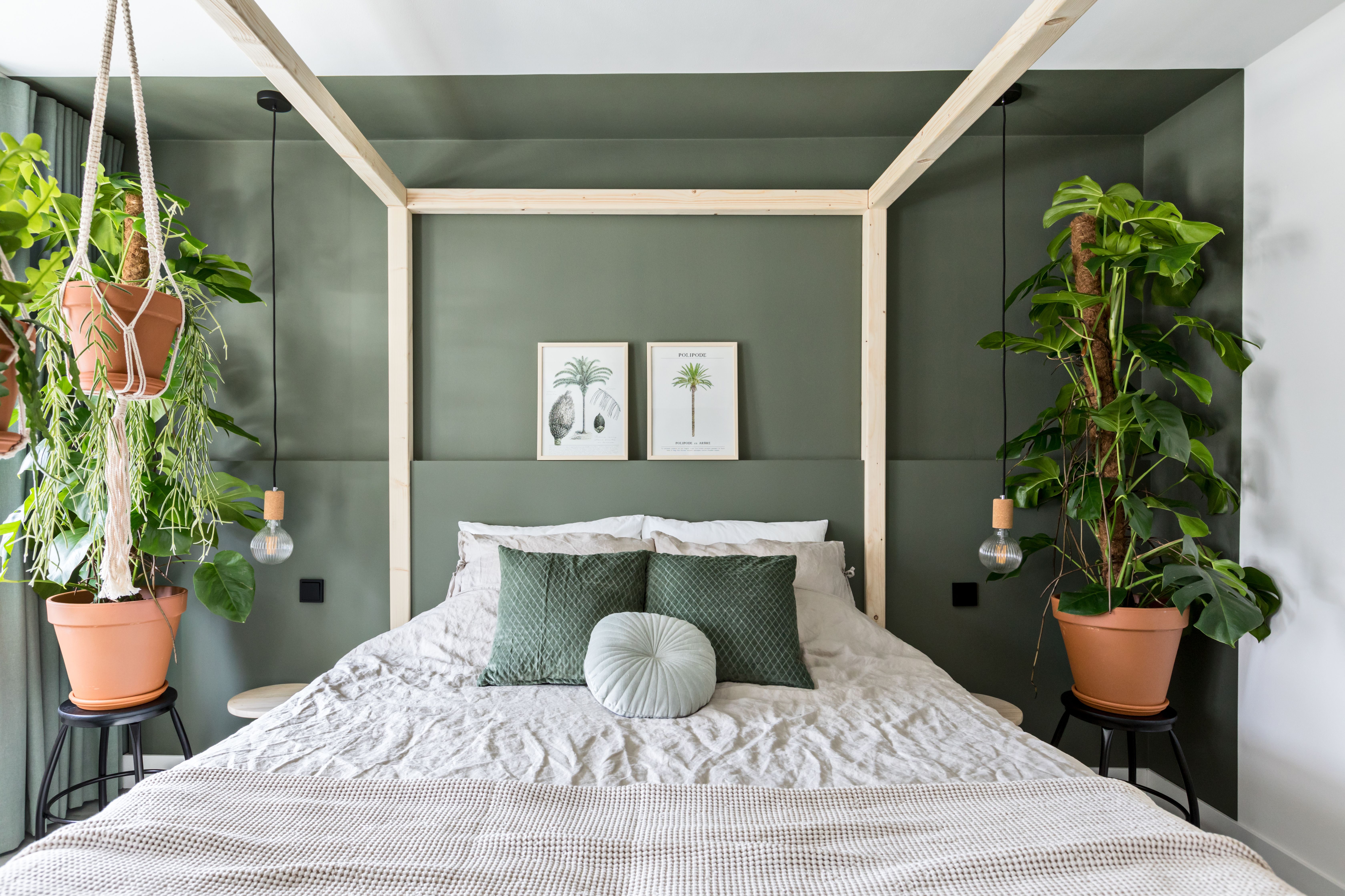 Botanisch Interieur Slaapkamer - sfeervolle slaapkamer 12