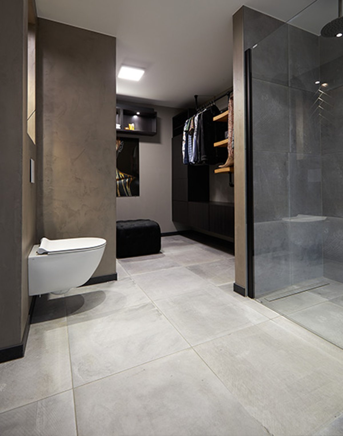 Brutalisme Badkamer - sfeervolle badkamer 16