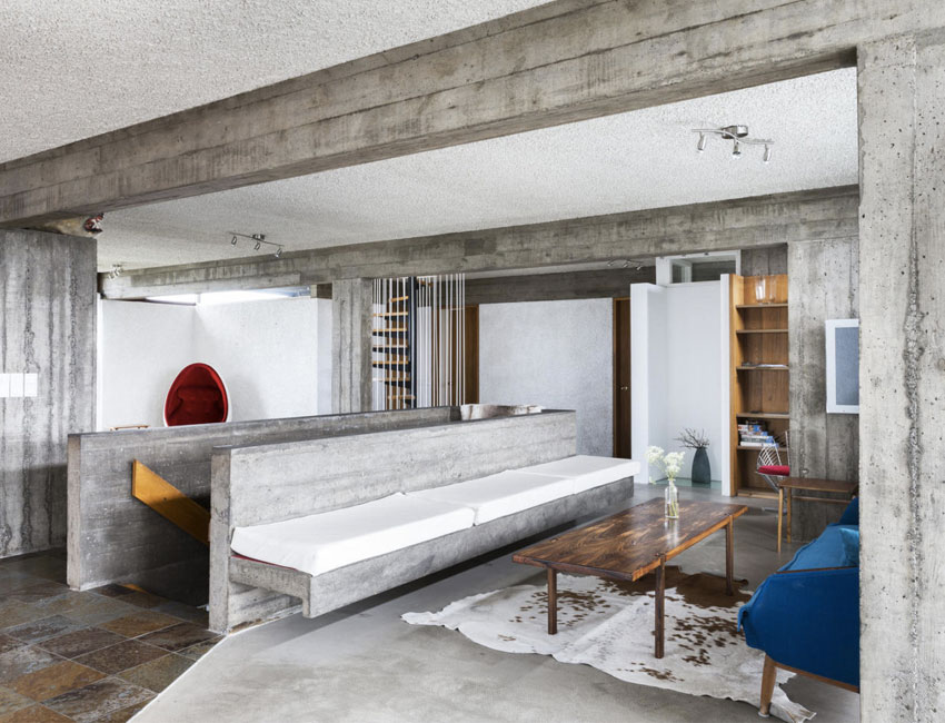 Brutalisme Woonkamer - sfeervolle woonkamer 7