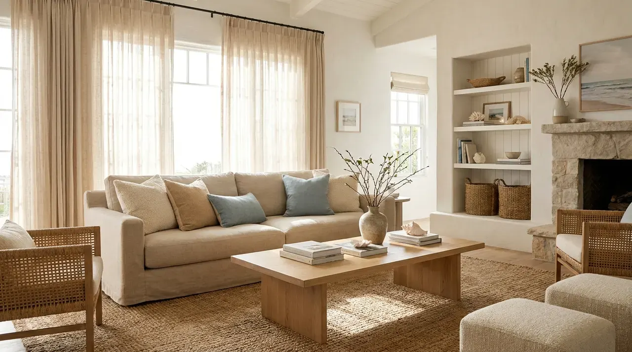 Coastal woonkamer