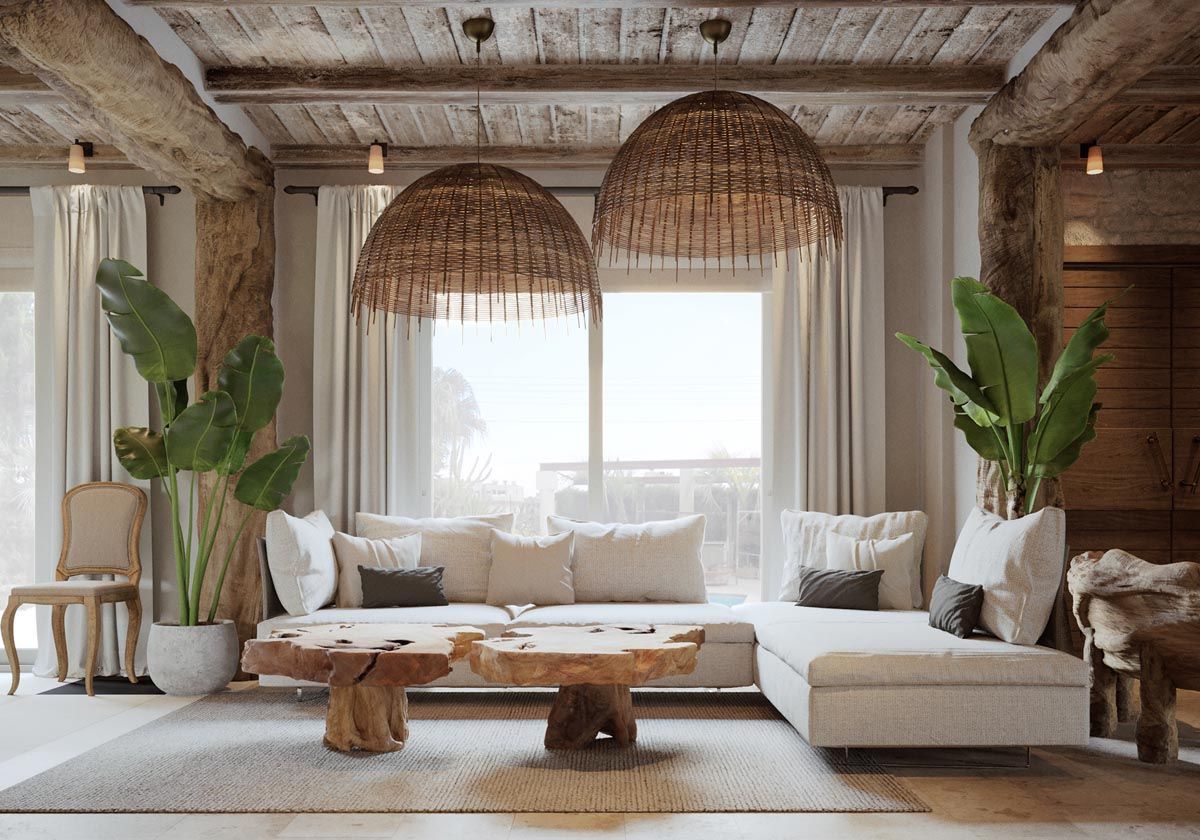 Coastal Woonkamer - sfeervolle woonkamer 19