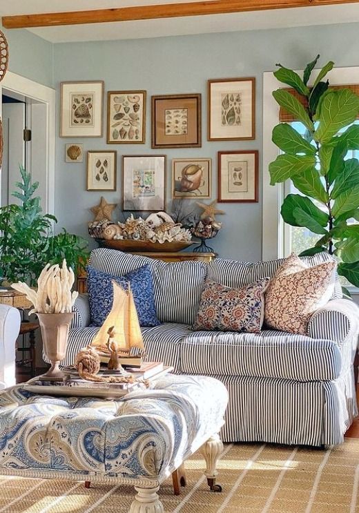 Coastal Woonkamer - sfeervolle woonkamer 3