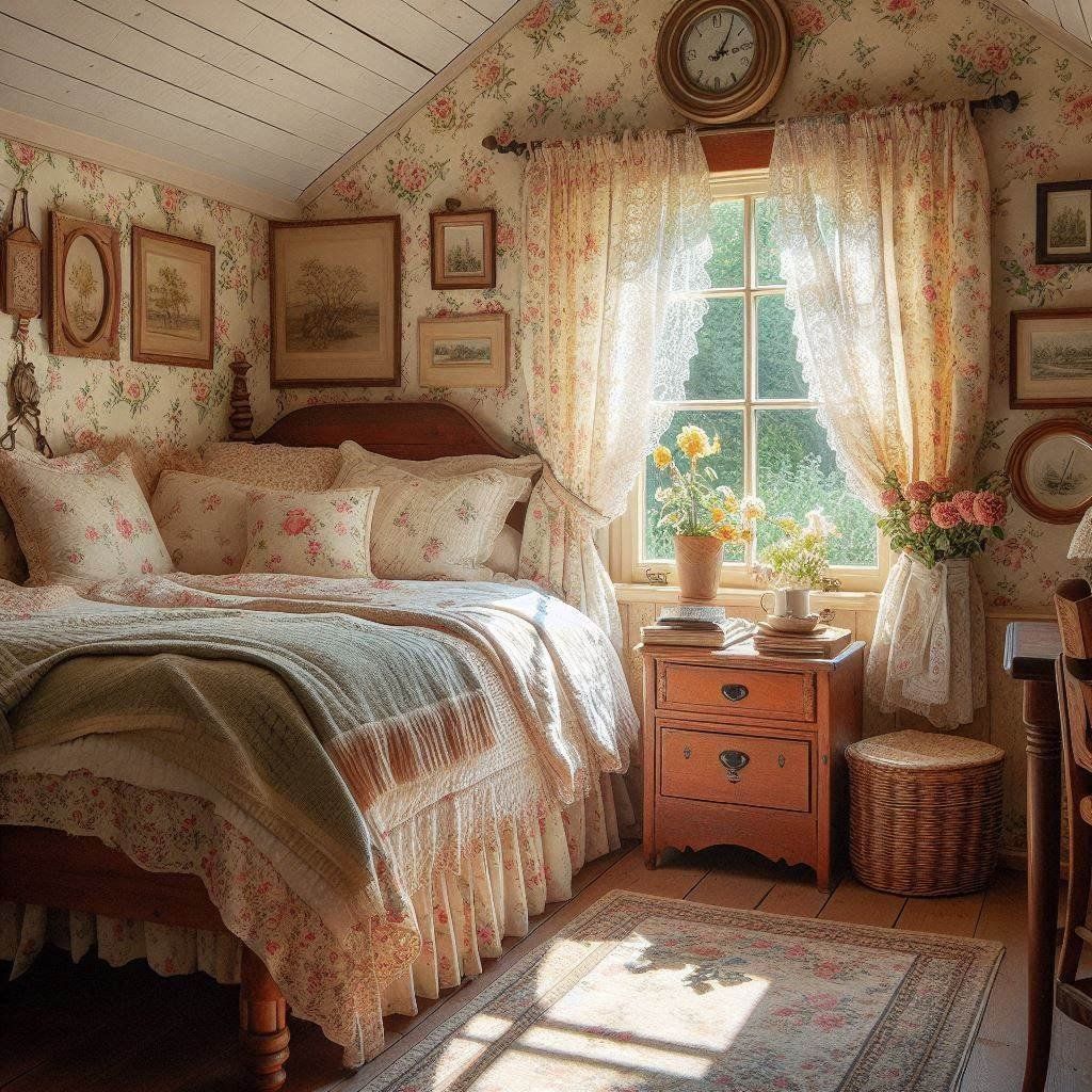 Cottagecore Slaapkamer - sfeervolle slaapkamer 2