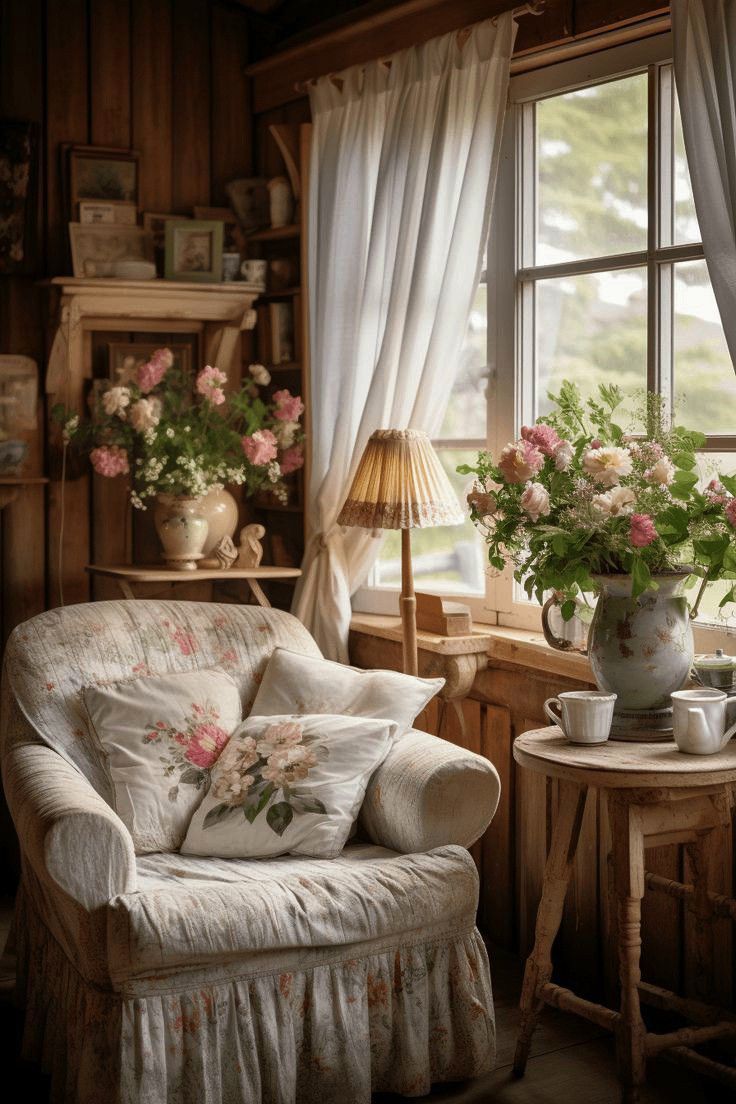 Cottagecore Werkkamer - sfeervolle werkkamer 2