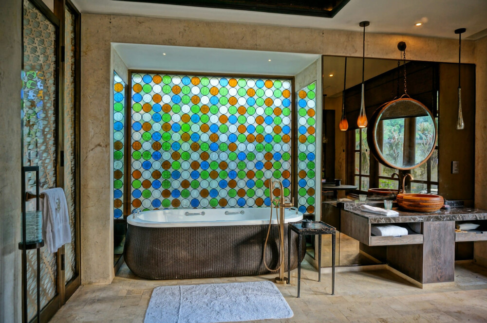 Eclectisch Badkamer - sfeervolle badkamer 13