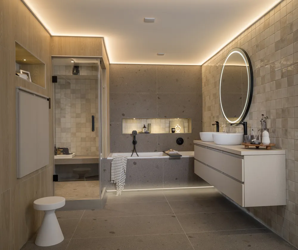 Eclectisch Badkamer - sfeervolle badkamer 7