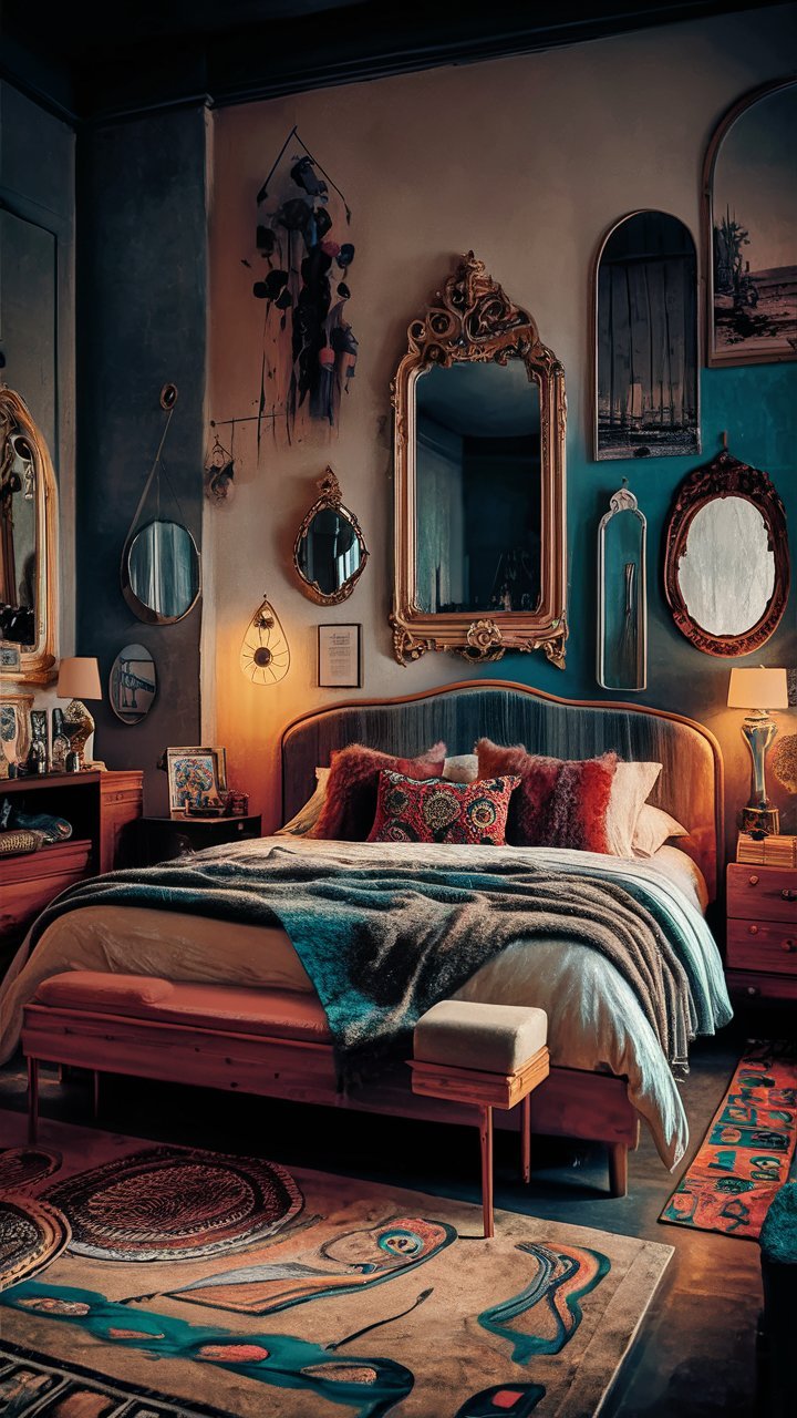 Eclectisch Slaapkamer - sfeervolle slaapkamer 7