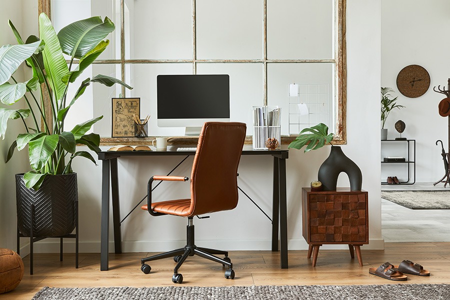 Eclectisch Werkkamer - sfeervolle werkkamer 6