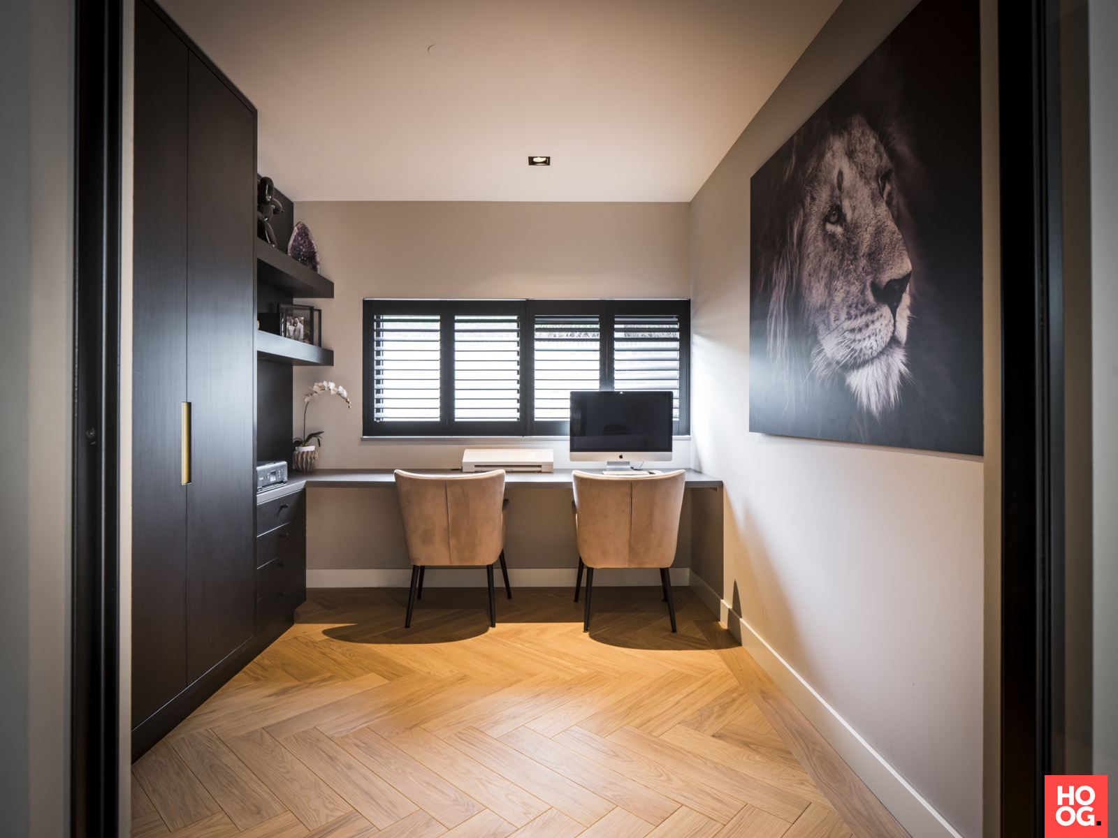 Eclectisch Werkkamer - sfeervolle werkkamer 8