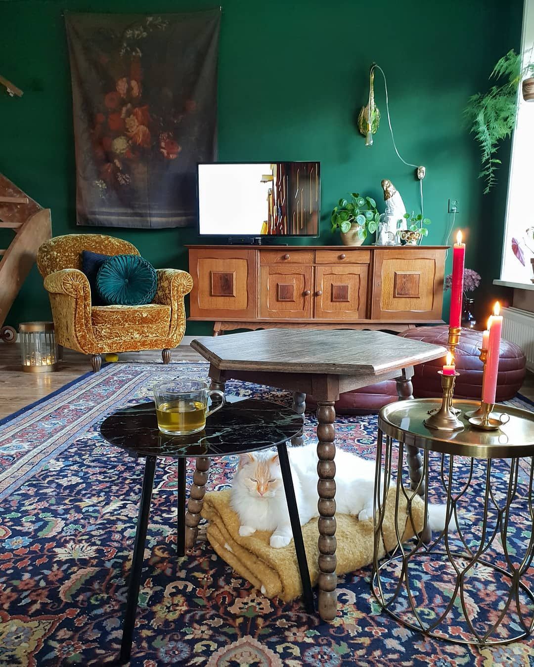 Eclectisch Woonkamer - sfeervolle woonkamer 4