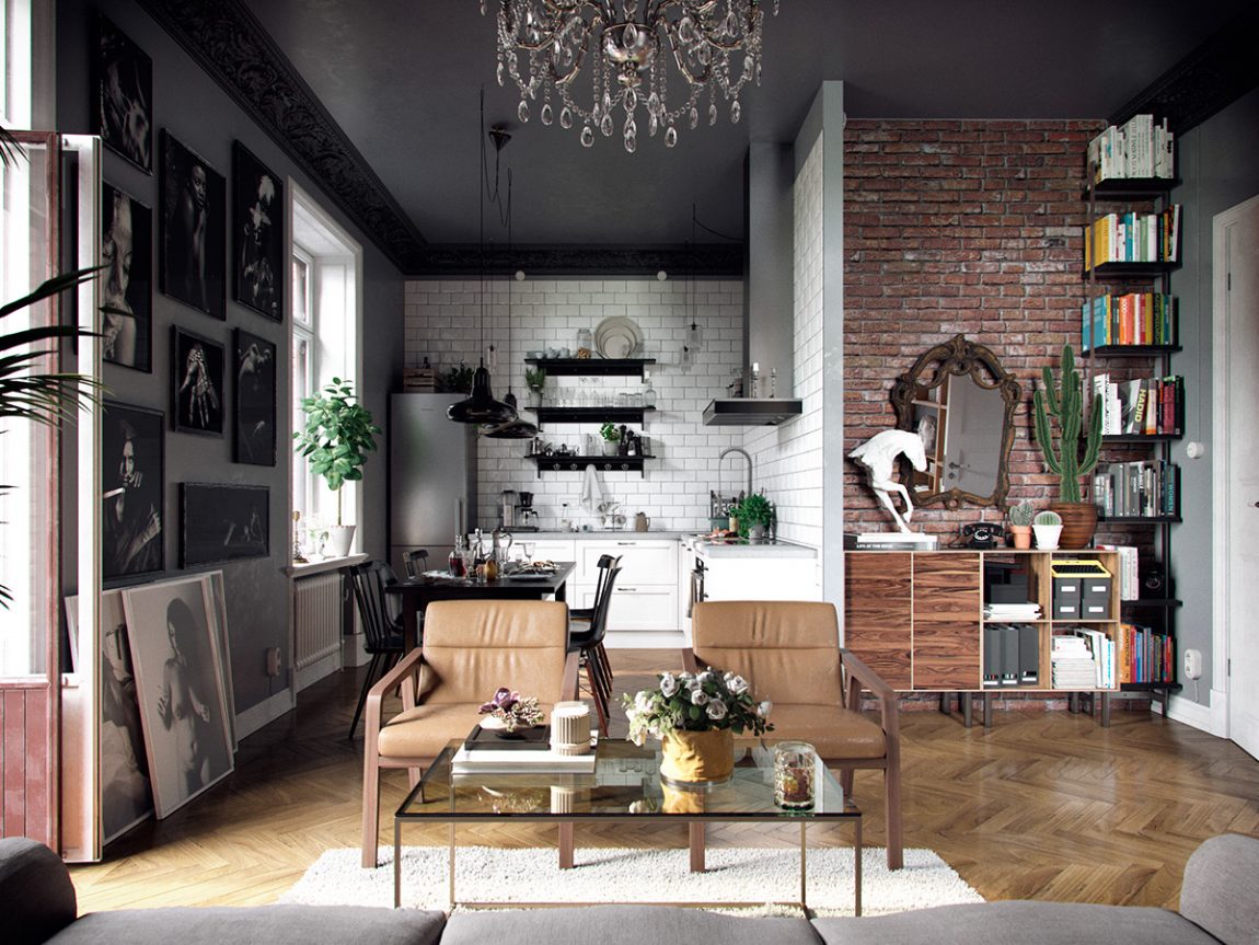 Eclectisch Woonkamer - sfeervolle woonkamer 5
