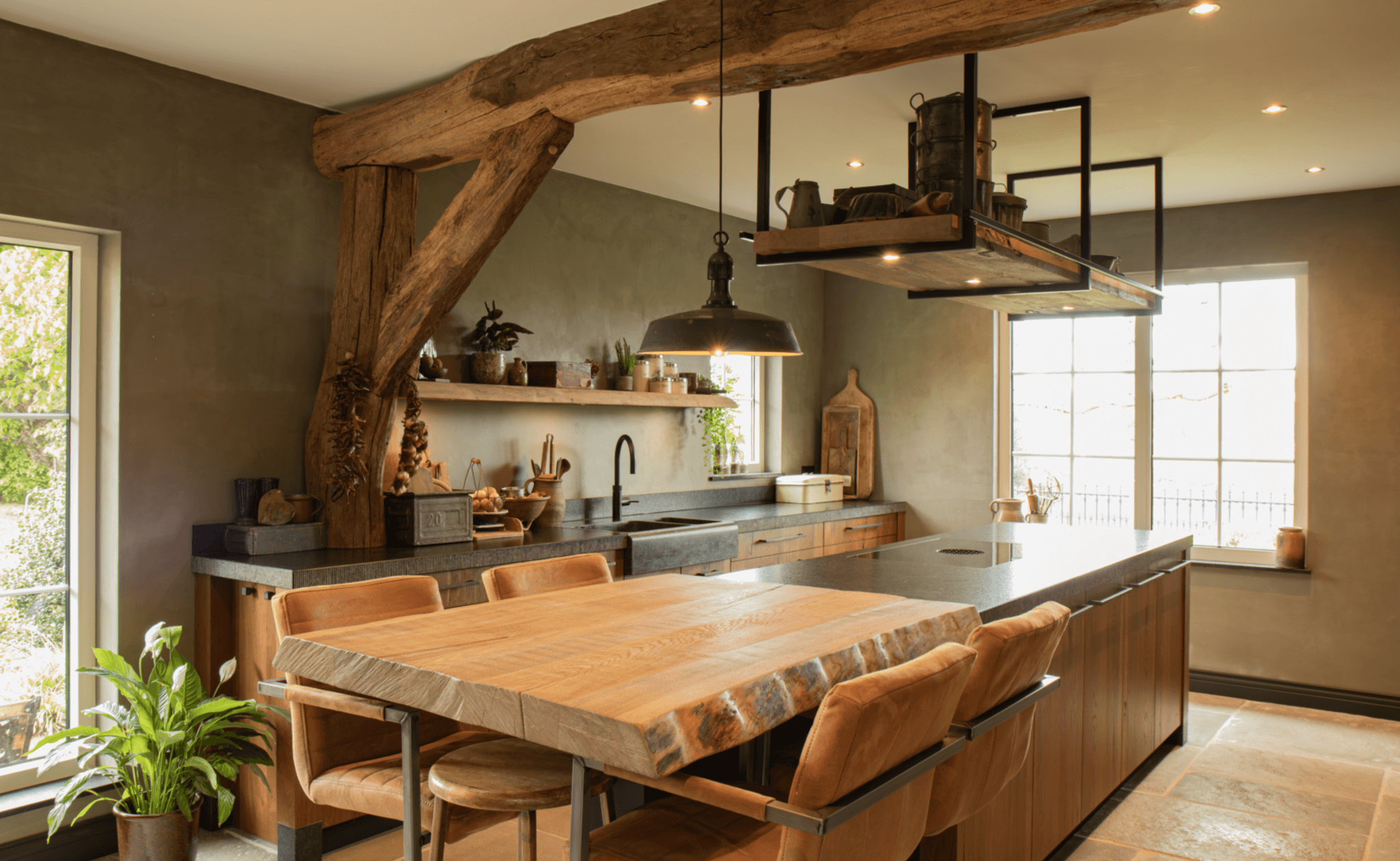 Ethnostijl Keuken - sfeervolle keuken 5