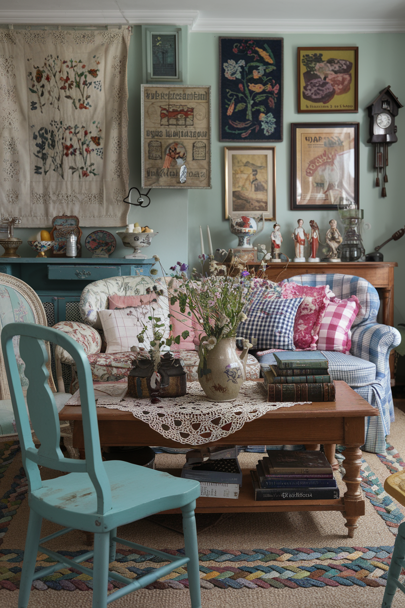 Grandmillennial Werkkamer - sfeervolle werkkamer 9