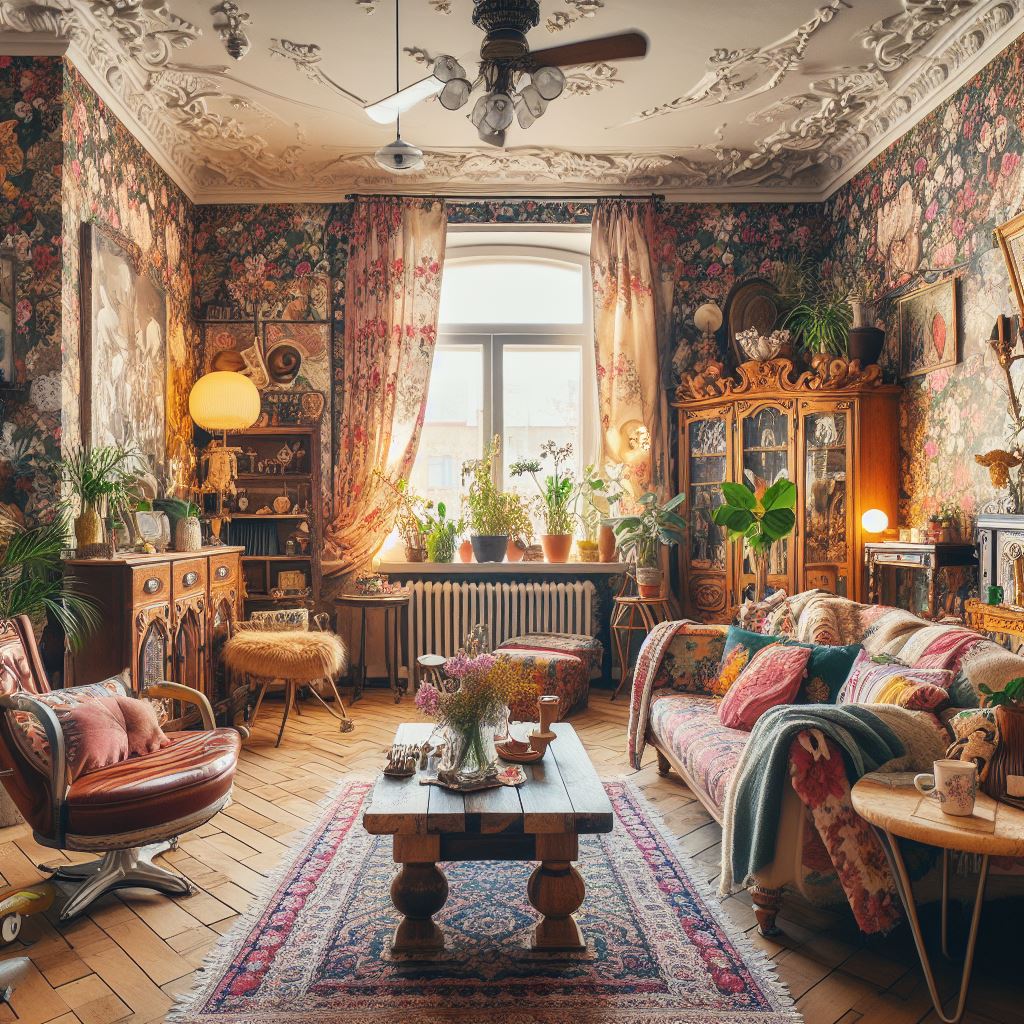 Grandmillennial Woonkamer - sfeervolle woonkamer 19