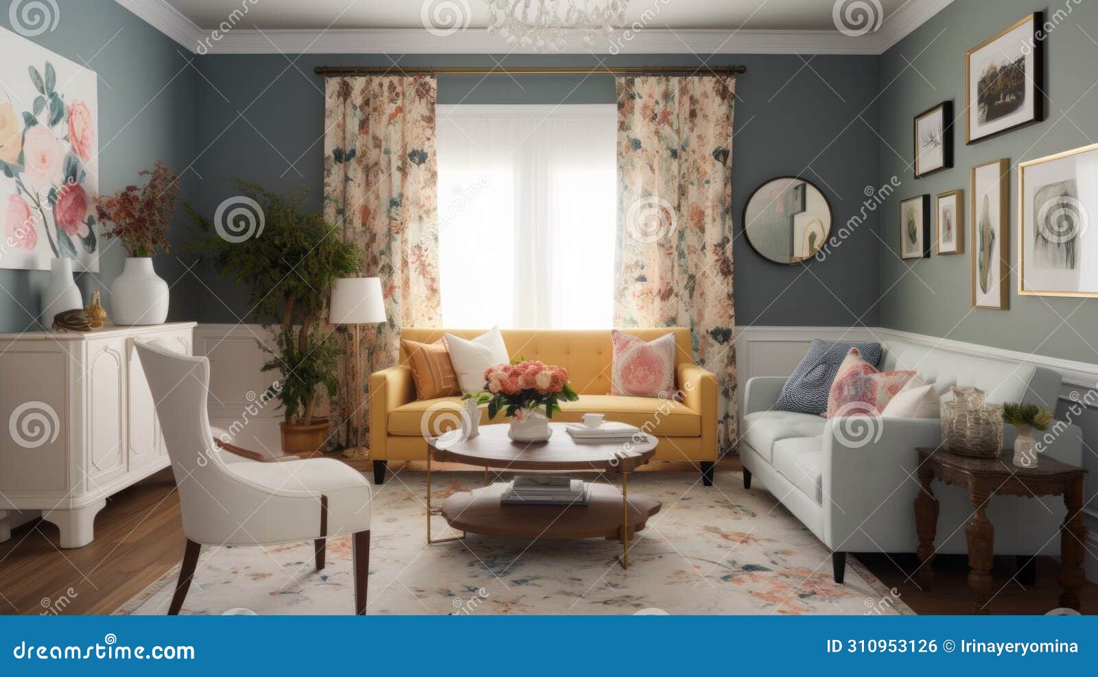 Grandmillennial Woonkamer - sfeervolle woonkamer 2
