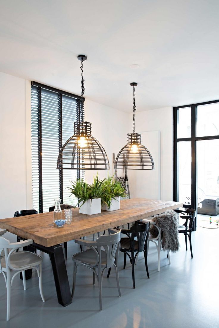 Industrial Eetkamer - sfeervolle eetkamer 19