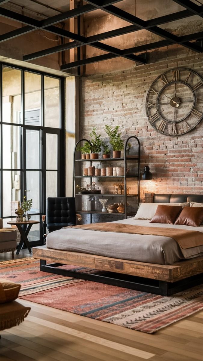Industrial Slaapkamer - sfeervolle slaapkamer 3