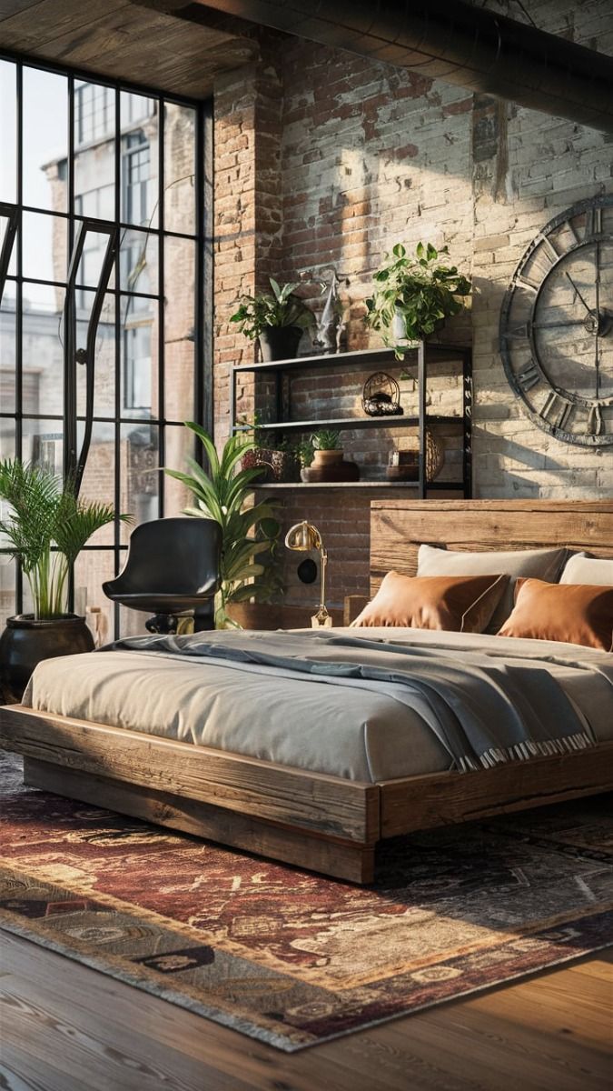 Industrial Slaapkamer - sfeervolle slaapkamer 7