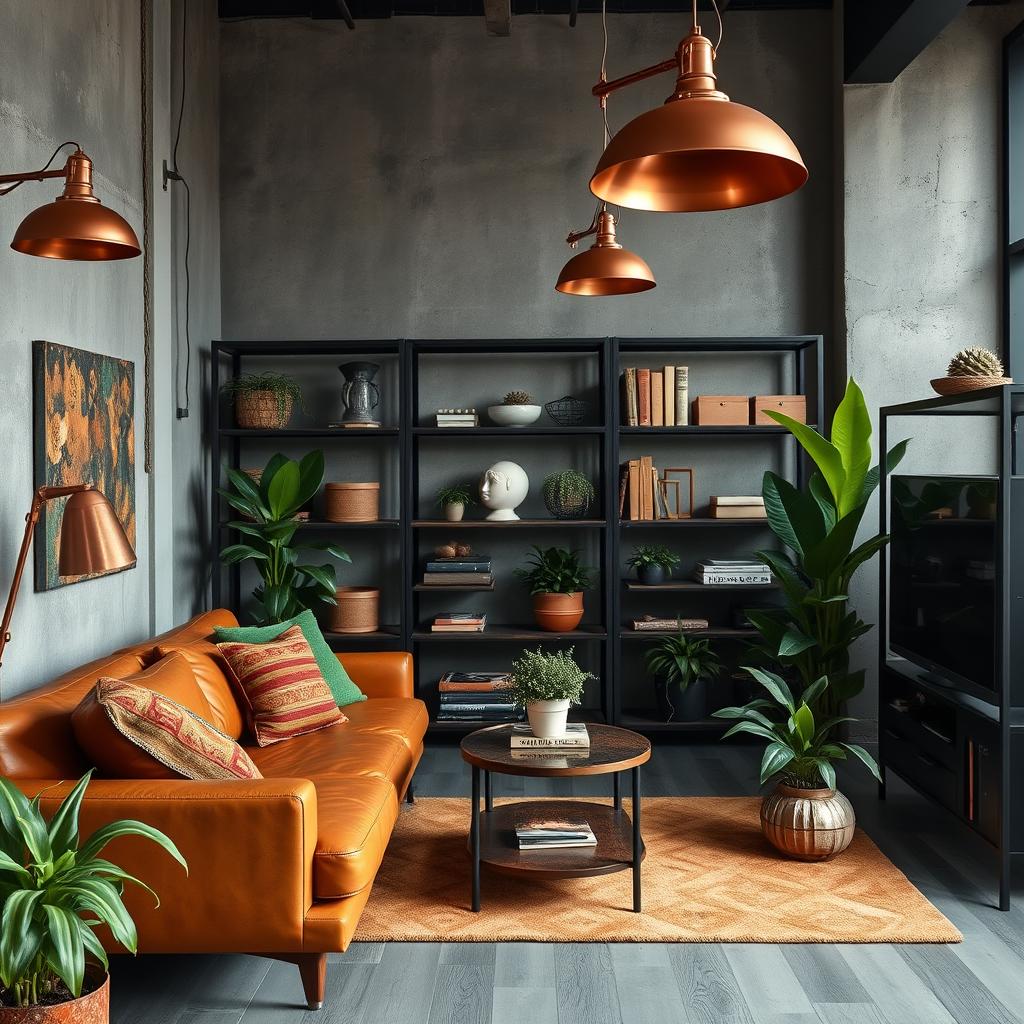 Industrial Woonkamer - sfeervolle woonkamer 11