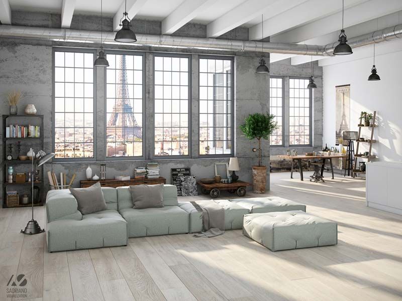 Industrial Woonkamer - sfeervolle woonkamer 2