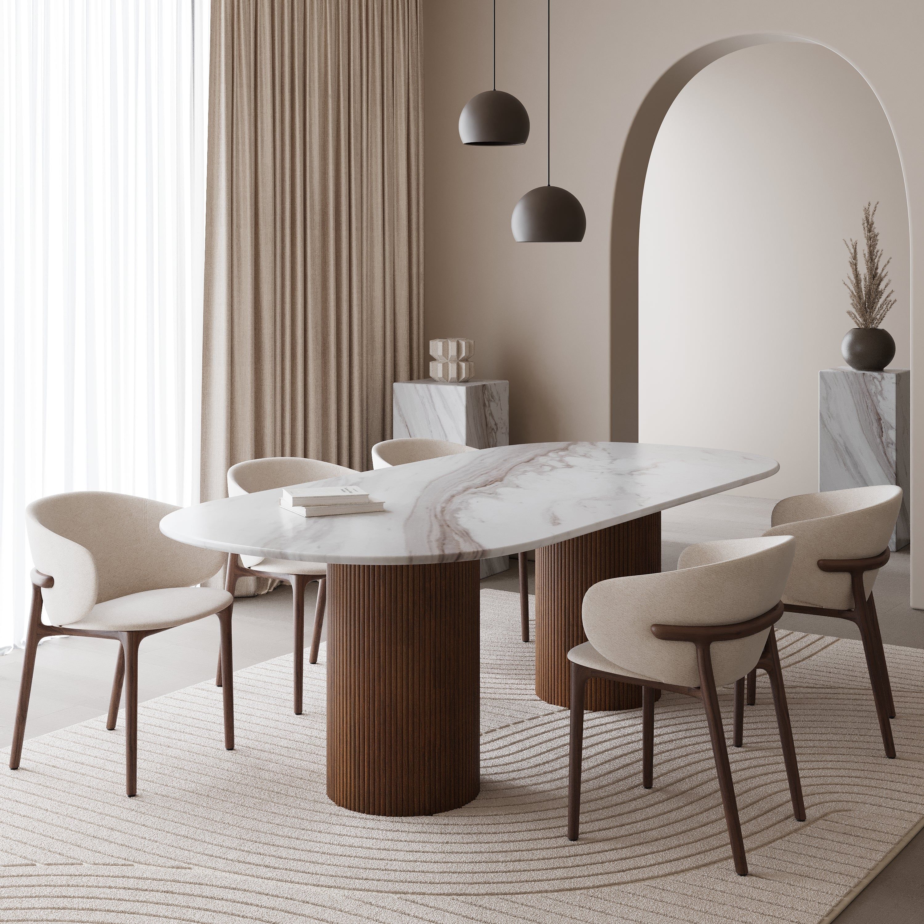 Italiaans Design Eetkamer - sfeervolle eetkamer 17