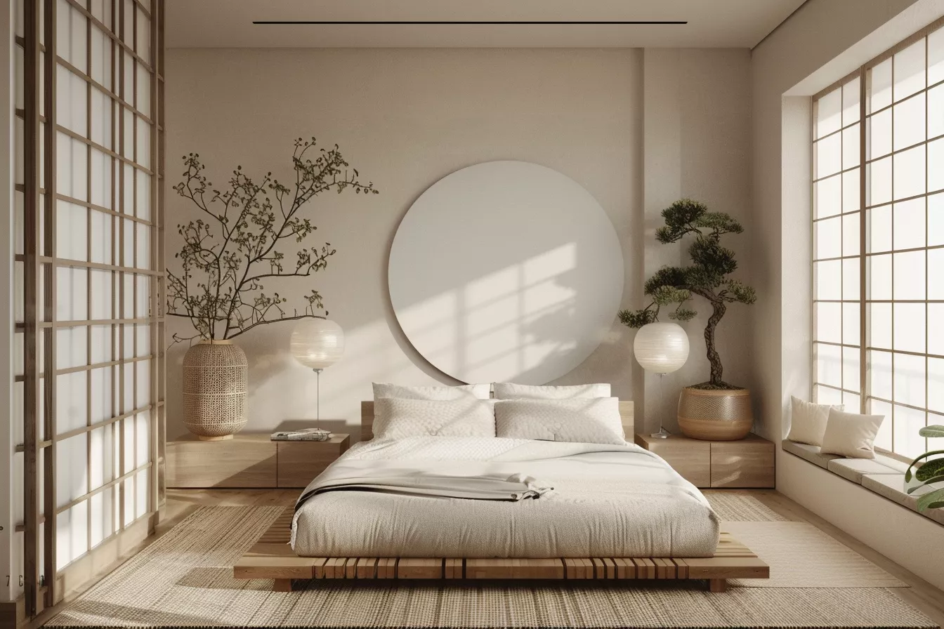 Japandi Slaapkamer - sfeervolle slaapkamer 13