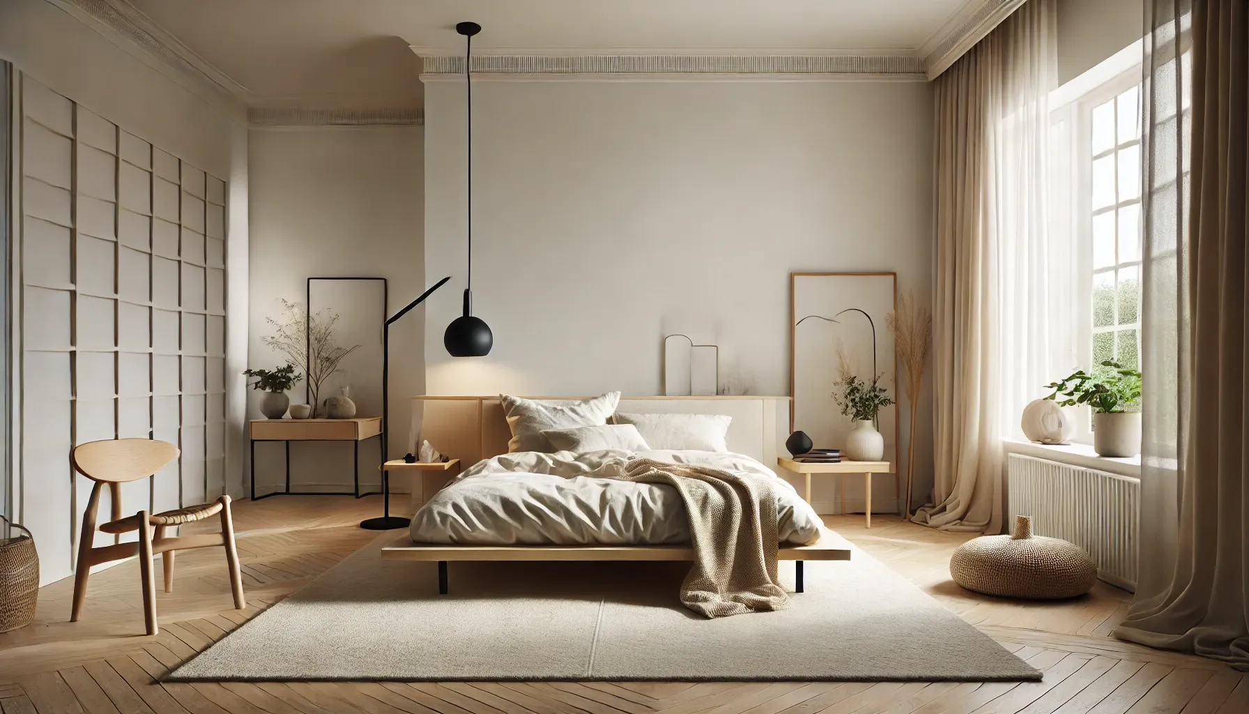 Japandi Slaapkamer - sfeervolle slaapkamer 5
