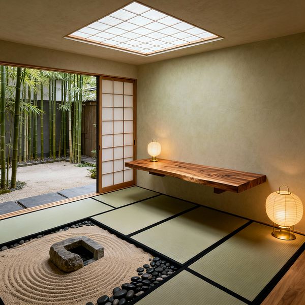 Japans Zen Badkamer - sfeervolle badkamer 17