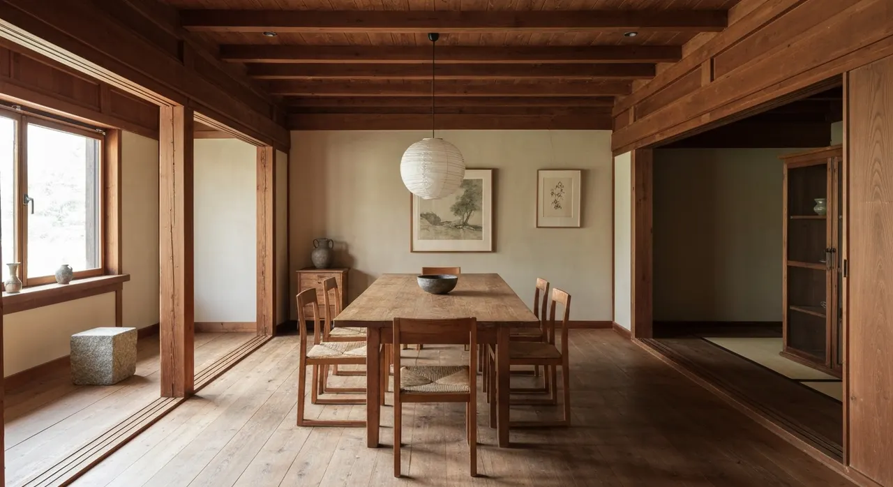 Japans Zen eetkamer