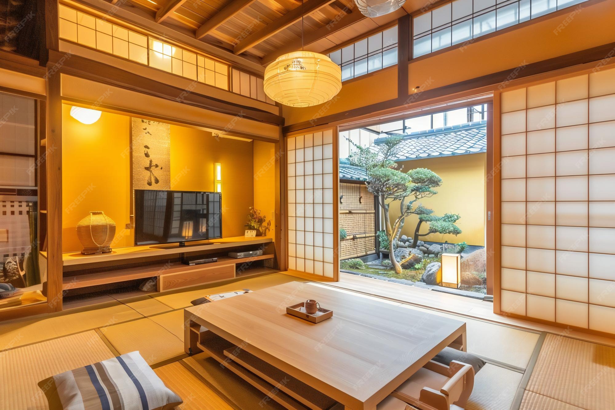 Japans Zen Woonkamer - sfeervolle woonkamer 20