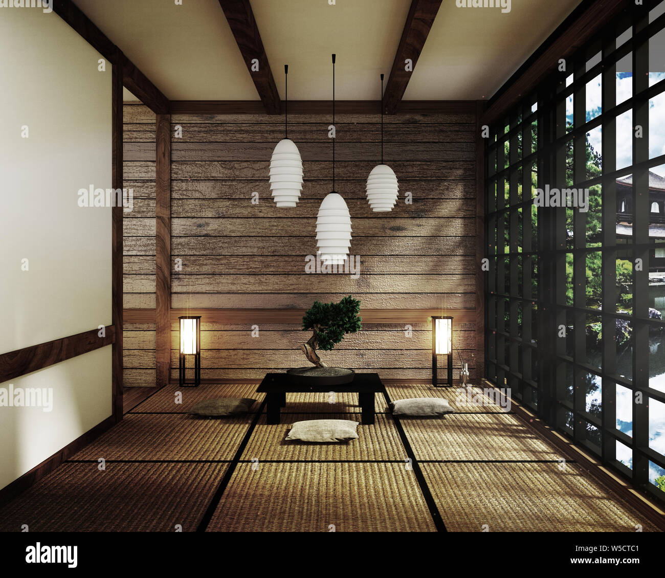 Japans Zen Woonkamer - sfeervolle woonkamer 5