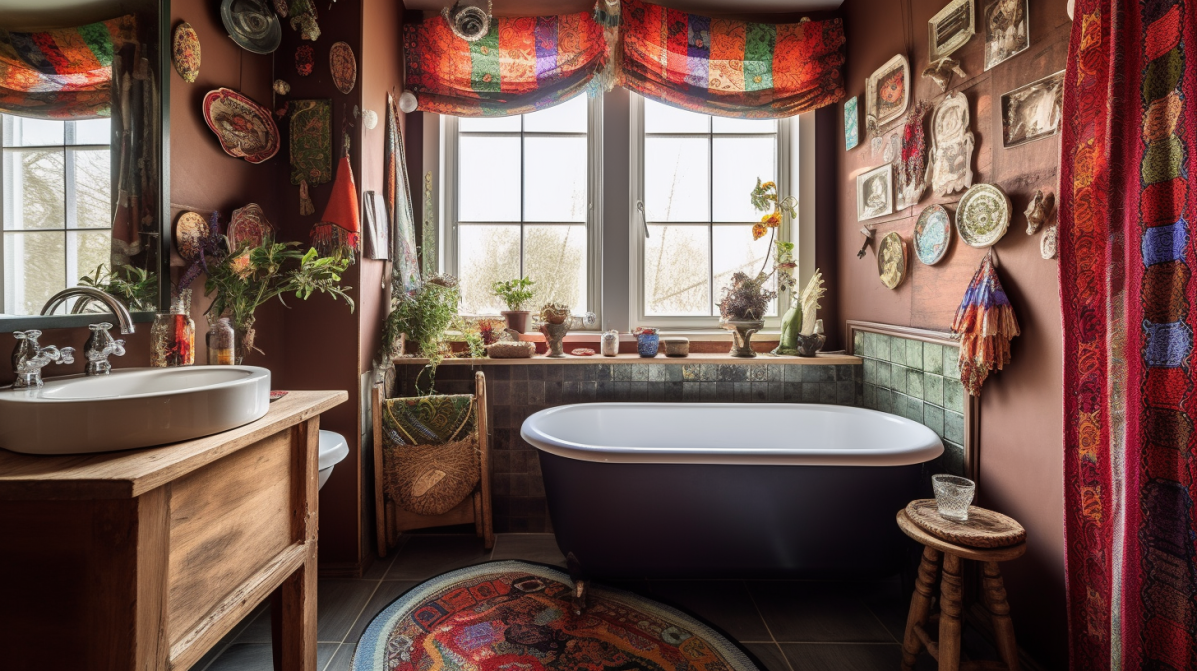 Maximalistisch Badkamer - sfeervolle badkamer 15